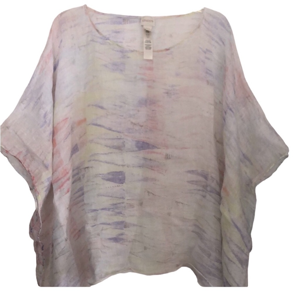 Chico’s linen Poncho